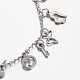 304 Stainless Steel Charms Anklets AJEW-AN00106-2