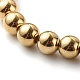 Ensembles de bracelets extensibles de perles de placage et de pierres précieuses d'imitation rondes BJEW-JB06409-02-10