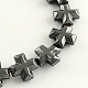 Non-magnetic Synthetic Hematite Bead Strands G-R260-15-1