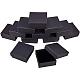 BENECREAT Kraft Paper Cardboard Jewelry Boxes CBOX-BC0001-17-1