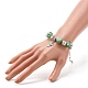Herz-Engel-Klee-Blumen europäisches Armband für Teenager-Mädchenfrauen BJEW-JB06849-02-3