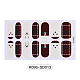 Adesivi per nail art con copertura completa a tema natalizio MRMJ-R086-SD013-1