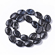 Brins de perles de larvikite naturelles X-G-S359-001-2
