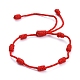 Bracelets porte-bonheur à 7 nœud BJEW-JB05252-03-1