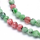 Chapelets de perles de rubis en zoïsite naturelle G-G823-08-3.5mm-3