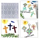 Religionsthema Kreuz-Cabochon-Silikonformen DIY-L071-03-1