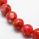 Round Synthetic Imperial Jasper Beads Strands G-I098-6mm-03-2