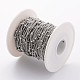 304 Stainless Steel Twisted Chains CHS-K003-02P-0.5MM-3