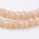 Opaque Glass Beads Strands EGLA-K010-B11-3
