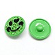 Spray Painted Alloy Rhinestone Buttons SNAP-A004-M-NR-2