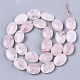 Natürlichen Rosenquarz Perlen Stränge G-N0325-09B-01-2