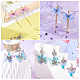 SUNNYCLUE 1 Box 160Pcs 16 Styles Fabric Butterfly Wing Charms Purple Butterfly Organza Dragonfly Wing 3D Polyester Butterflies Wings for jewellery Making Charms Wedding Ornament Appliques DIY Crafting DIY-SC0019-39-5