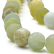 Chapelets de perles de jade naturel G-T106-079-2