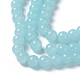 Chapelets de perles en verre imitation jade X-DGLA-S076-6mm-19-3