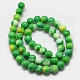 Synthetic Fossil Beads Strands G-L028-10mm-02-3