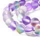 Chapelets de perles en pierre de lune synthétique G-E573-01B-21-3