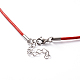 Round Leather Cord Necklaces Making AJEW-E010-06A-2.5mm-2
