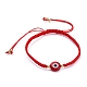 Bracelets de perles de nylon tressés réglables BJEW-JB05293-2