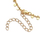 Brass Curb Chain Bracelets X-BJEW-JB05363-3