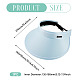1 sombrero protector solar de poliéster&nbsp;AJEW-TA0002-57B-3