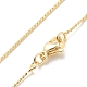 Ожерелье из латунных серпантиновых цепей для женщин NJEW-P265-14G-1