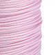Плетеные корейские вощеные полиэфирные шнуры YC-T002-1.5mm-156-3