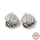 Rhodium Plated 925 Sterling Silver Charms STER-M114-08P-1