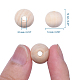 Perles rondes en bois non fini X-WOOD-Q008-14mm-LF-2