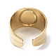 304 fornituras de anillo de puño abierto de acero inoxidable STAS-P334-05B-G-3