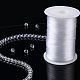 ナイロンワイヤー  釣り糸  ビーズスレッド  透明  0.5mm  約1038.93ヤード（950m）/ロール NWIR-R012-0.5mm-5