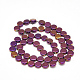 Chapelets de perles en hématite synthétique sans magnétiques G-T060-10mm-01A-2