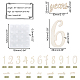 Set di segni di numeri di pietra miliare del bambino di legno AJEW-WH0042-30-2