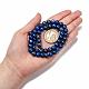 Chapelets de perle en lapis-lazuli naturel G-G953-01-8mm-5