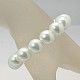 Carnaval joyas cristal perla elástica pulseras BJEW-JB00650-01-2