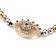 Verstellbare geflochtene Perlenarmbänder aus Nylonfaden BJEW-JB05635-02-2