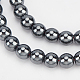 Olycraft Non-magnetic Synthetic Hematite Beads Strands G-OC0001-65-6mm-4