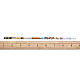 鉛筆型ラインストーンドットペン  ミックスカラー  193x8mm  約2個/箱 TOOL-TA0004-02-7