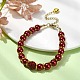 Bracelets de perles d'imitation de verre pour femmes BJEW-JB10034-04-2