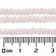 Chapelets de perles en verre imitation jade EGLA-A034-T2mm-MB22-5