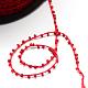 Frosted Transparent Seed Beads Cords OCOR-R039-C05-2