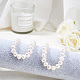 Chgcraft 2 fili di perle d'acqua dolce coltivate naturali perle di perle di forma di patata color conchiglia per la creazione di gioielli PEAR-CA0001-02-7