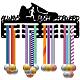 Спортивная тема железная вешалка для медалей настенная стойка для дисплея ODIS-WH0055-058-1