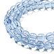 Chapelets de perles rondes en verre GLAA-I028-6mm-17-3