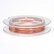 裸丸銅線  生銅線  銅ジュエリークラフトワイヤー  サンゴ  0.3mm  約32.8フィート（10m）/ロール  10のロール/グループ CWIR-R005-0.3mm-14-1