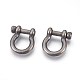 304 Stainless Steel Screw D-Ring Anchor Shackle Clasps STAS-E446-28A-AS-1