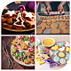 SUPERFINDINGS 8 Style Plastic Cookie Cutters Polymer Clay Cutters Dinosaur Clay Cutter White Tree Oval Paw Print Cookies Fondant Mouldss for DIY Biscuit Baking Tool DIY-WH0301-81D-5