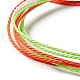 Waxed Polyester Multi-strand Bracelet BJEW-B065-04-3