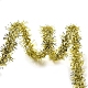 ポリエステルレーストリム  光沢のある見掛け倒し吊りガーランド  カーテン用  ホームテキスタイルの装飾  ゴールド  1/2インチ（12mm） OCOR-K007-11A-2