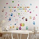8 Sheets 8 Styles Rainbow Color PVC Waterproof Wall Stickers DIY-WH0345-095-6