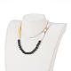 Natural Gemstone Beaded Necklaces NJEW-JN02164-03-4